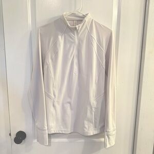 Lululemon Fresh Tracks 1/2 Zip White
